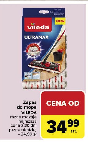 Wklad do mopa ultramax Vileda promocja w Carrefour