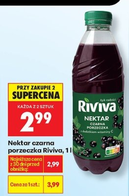Nektar czarna porzeczka, 1 l promocja w Biedronka