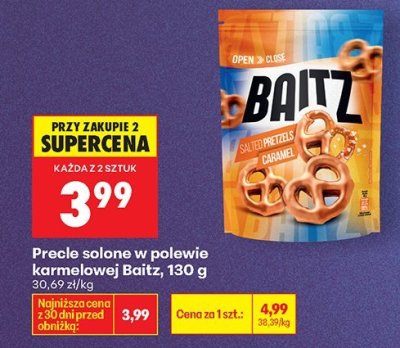 Precle solone w polewie karmelowej  promocja w Biedronka