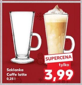 Szklanka latte 250 ml promocja w Kaufland