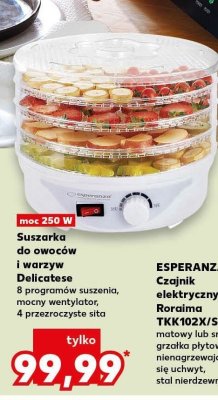 Suszarka do owoców i warzyw Delicatese promocja w Kaufland