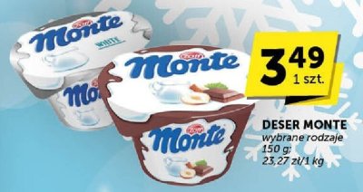 Deser Monte wybrane rodzaje 150 g promocja w Euro Sklep
