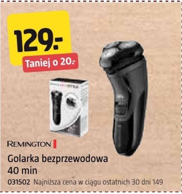 Golarka bezprzewodowa Remington 40 min promocja w Jula