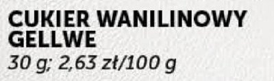 Cukier wanilinowy Gellwe promocja w Groszek