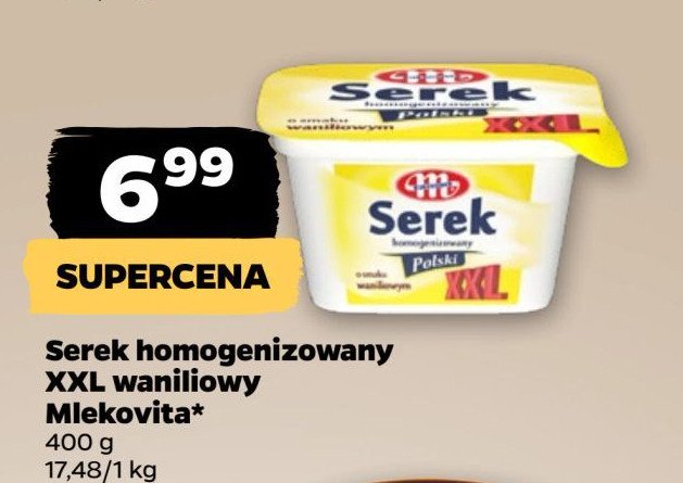 Serek waniliowy Mlekovita promocja