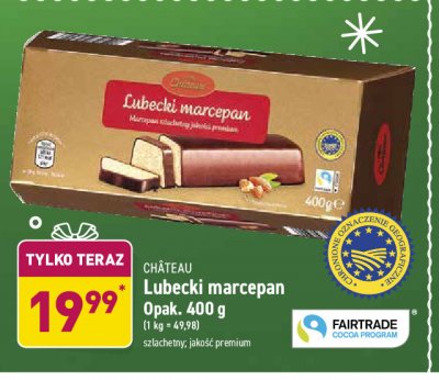 Marcepan lubecki Chateau Chateau (aldi) promocja