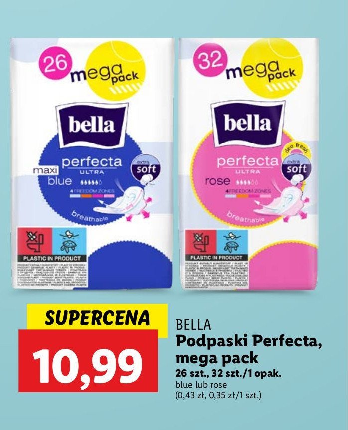 Podpaski maxi Bella perfecta ultra blue promocja