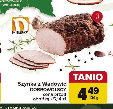 Szynka z wadowic Dobrowolscy promocja