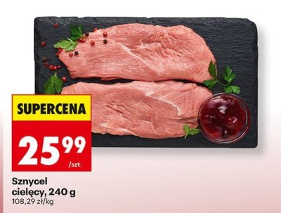 Sznycl cielęcy 240 g promocja w Biedronka