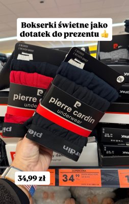 Bokserki męskie Pierre Cardin 2 boxer 2 boxer brief promocja w Biedronka