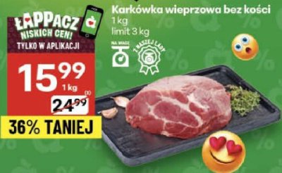 Kark贸wka wieprzowa bez ko艣ci kotlety Haga promocja w Delikatesy Centrum