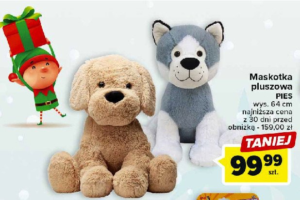 Maskotka pluszowa pies promocja