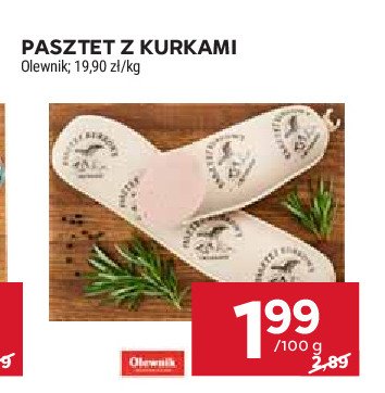 Pasztet z kurkami Olewnik promocja w Stokrotka