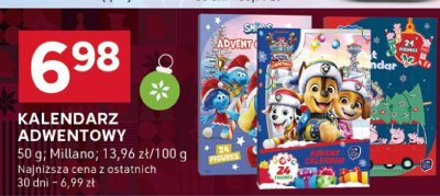 Kalendarz adwentowy Miliano promocja w Stokrotka