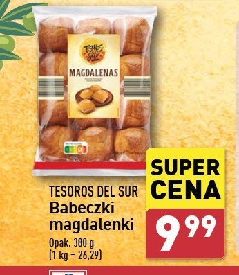 Babeczki magdalenki TESOROS DEL SUR promocja