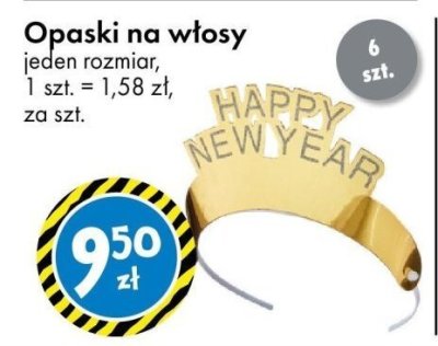 Opaski na włosy promocja w Tedi