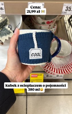 Kubek z ocieplaczem promocja w Intermarche