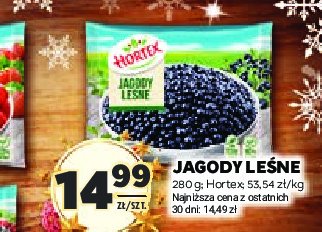 Jagody leśne Hortex promocja w Stokrotka