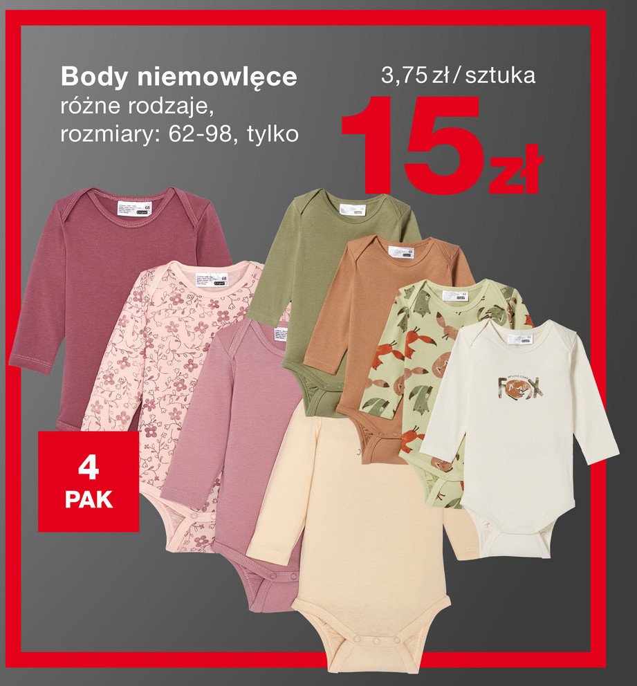 Body niemowlęce promocja