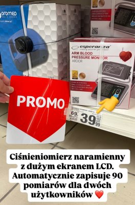 Ciśnieniomierz naramienny  promocja w Auchan