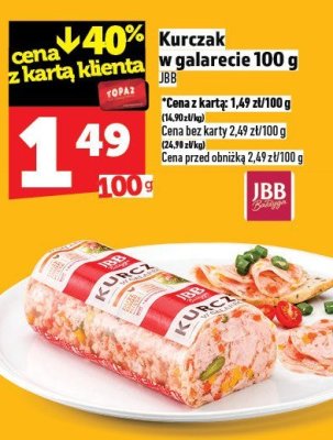Kurczak w galarecie 100 g JBB promocja w TOPAZ