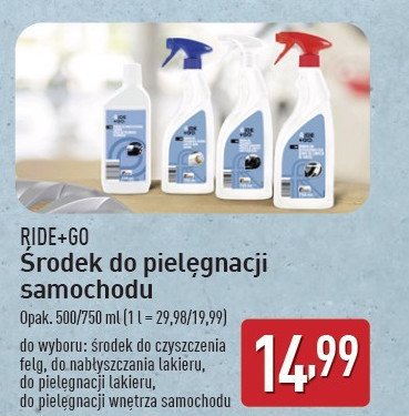 Środek do pielęgnacji lakieru Ride +go promocja w Aldi