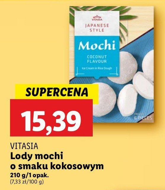 Lody mochi kokosowe Vitasia japan promocja