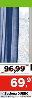 Zasłona DUBBO różne kolory promocja w Leroy Merlin