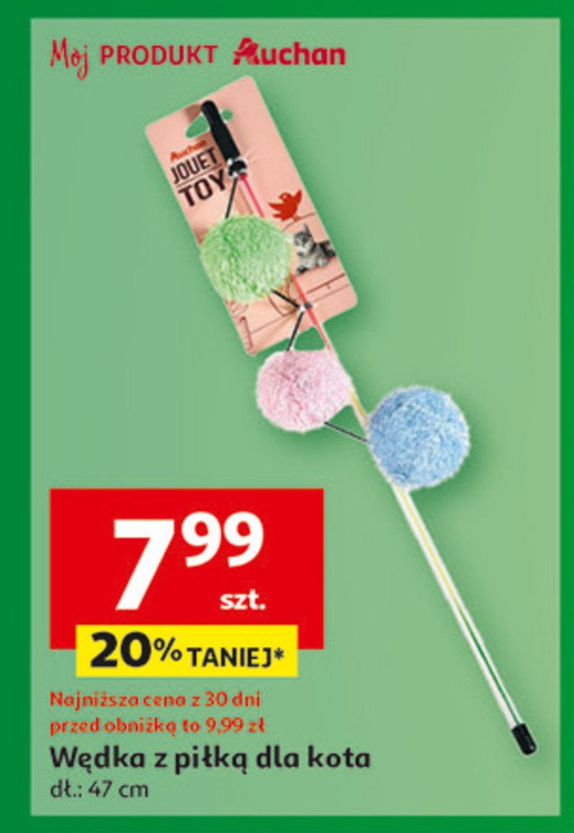 Wędka z piłką Auchan promocja w Auchan