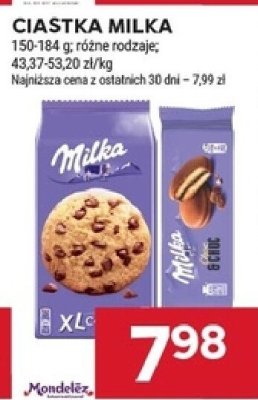 Ciastka Milka promocja w Stokrotka