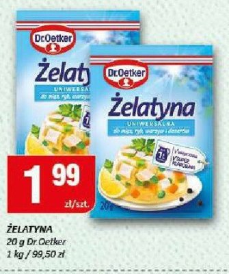 Żelatyna Dr. Oetker promocja w Chorten