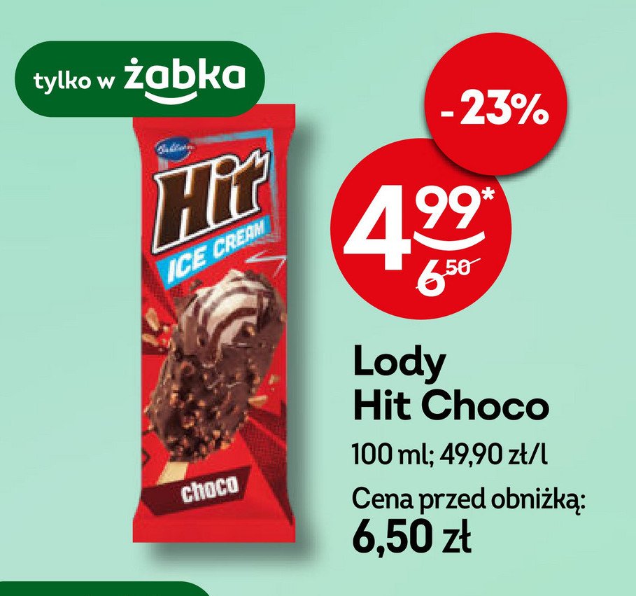 Lód choco Hit Hit bahlsen promocja w Żabka