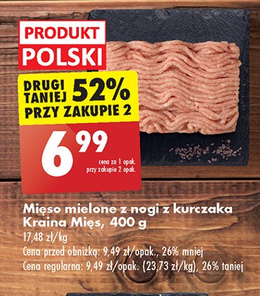 Mięso mielone z nogi kurczaka promocja