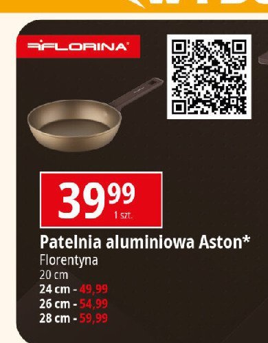 Patelnia aston 28 cm Florina (florentyna) promocja