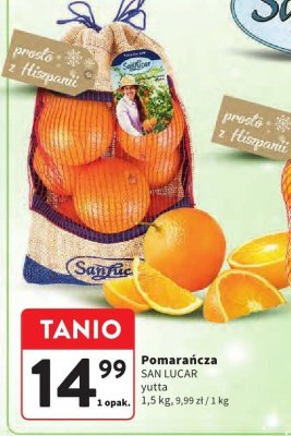 Pomarańcza SAN LUCAR yutta promocja w Intermarche