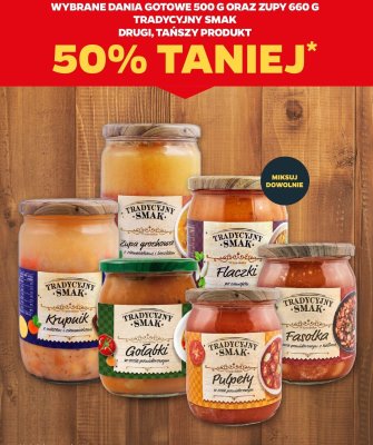 Fasolka po bretońsku z kiełbasą Tradycyjny Smak promocja w Netto