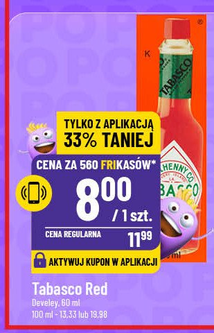 Sos tabasco red Develey promocja w POLOmarket