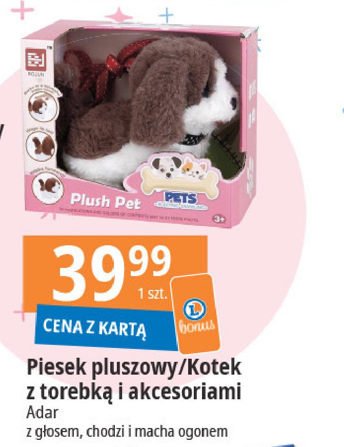 Piesek pluszowy chodz膮cy Adar promocja