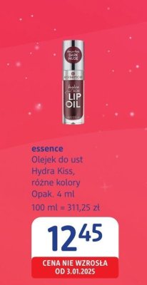 Olejek do ust Hydra Kiss essence promocja w Drogerie DM
