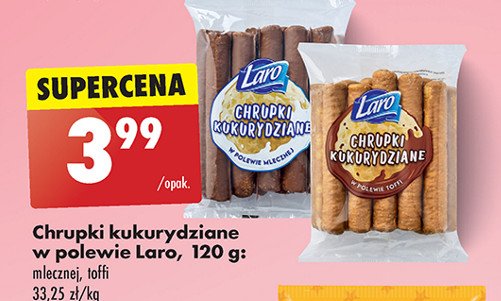 Chrupki kukurydziane w polewie czekoladowej mleczne Laro promocja