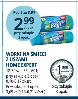 Worki na smieci 60 l Home expert maxima promocja