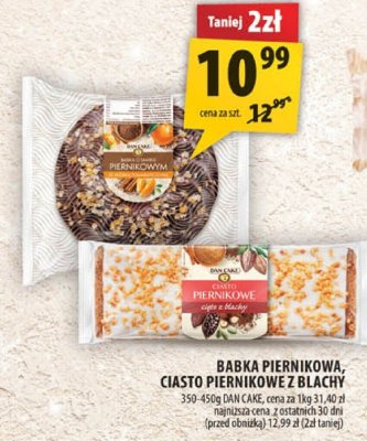 Babka piernikowa, ciasto piernikowe z blachę promocja w Arhelan