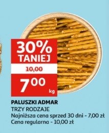 Paluszki słone ADMAR FOOD promocja w Dino