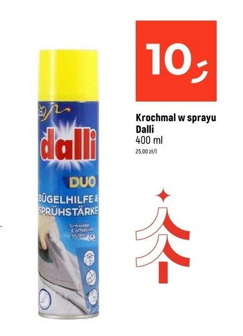 Krochmal w sprayu Dalli promocja w Dealz