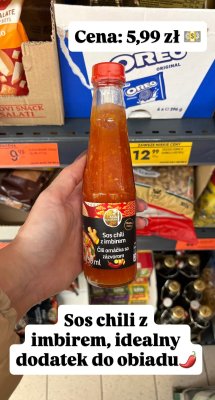 Sos chili z imbirem 250ml promocja w Biedronka