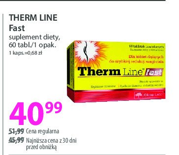 Suplement diety na odchudzanie Olimp labs therm line fast promocja