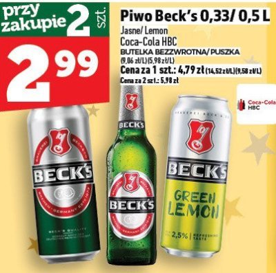 Piwo promocja w TOPAZ