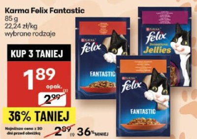Karma Felix Fantastic, wybrane rodzaje promocja w Delikatesy Centrum