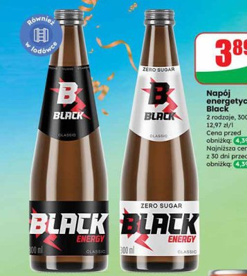 Napój energetyczny classic Black promocja w Dino