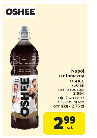 Napój izotoniczny black Oshee promocja